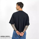 Camiseta Boxy Pionera Preto