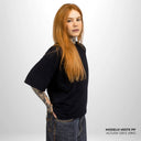 Camiseta Boxy Pionera Preto